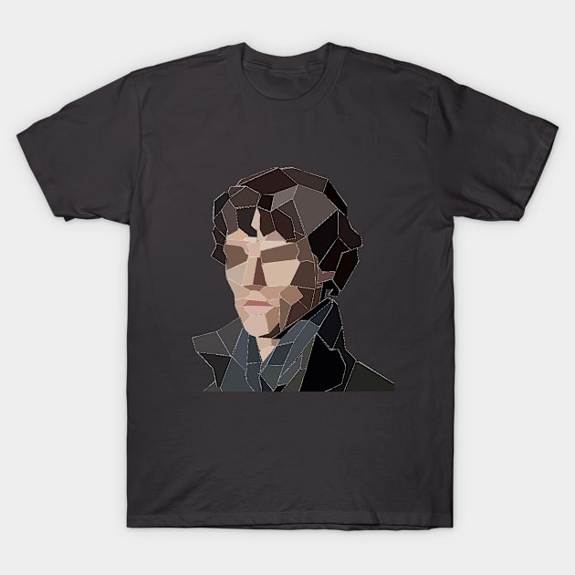 Sherlock Polygon T-Shirt by pjdjbear